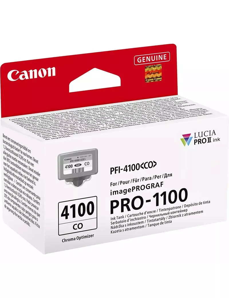 Cartuccia Originale Canon PFI-4100co 6787C001 (Chroma Optimizer 80 ml) Cartuccia Originale Canon PFI-4100co 6787C001 (Chroma Optimizer 80 ml)