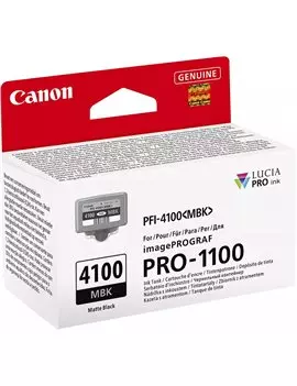 Cartuccia Originale Canon PFI-4100mbk 6776C001 (Nero Opaco 80 ml)