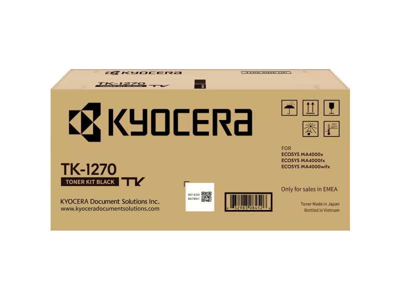 Toner Originale Kyocera TK-1270 1T0C140NL0 (Nero 10000 pagine)