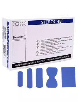 Cerotti Detectable PVS - Misure Assortite - CER049 (Blu Conf. 100)