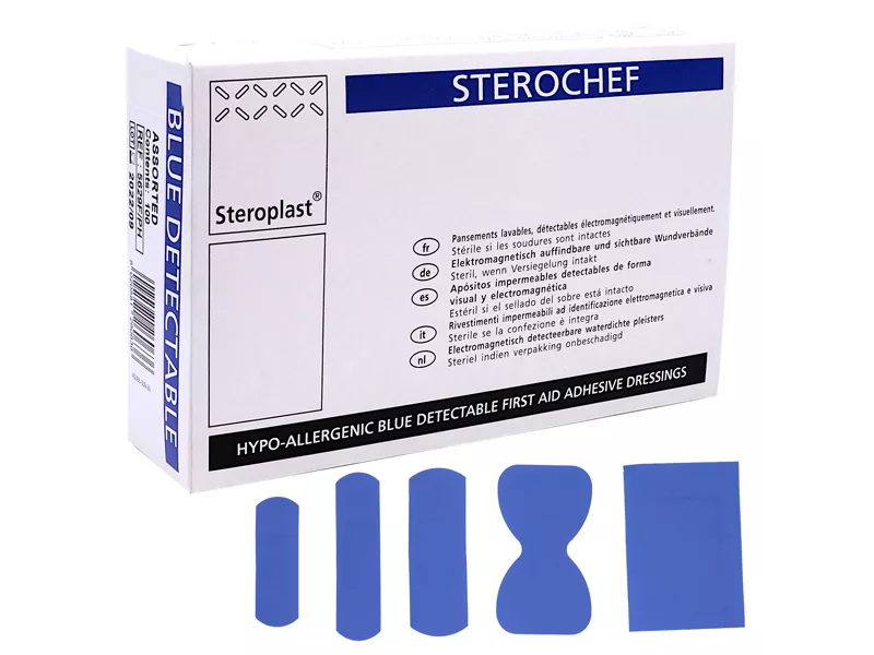 Cerotti Detectable PVS - Misure Assortite - CER049 (Blu Conf. 100)