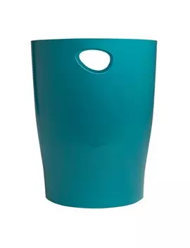 Cestino Gettacarte Ecobin Exacompta - 15 Litri - 45334D (Blu Pacifico)