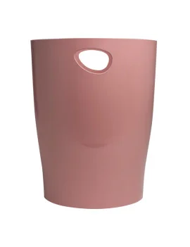 Cestino Gettacarte Ecobin Exacompta - 15 Litri - 45338D (Rosa Antico)