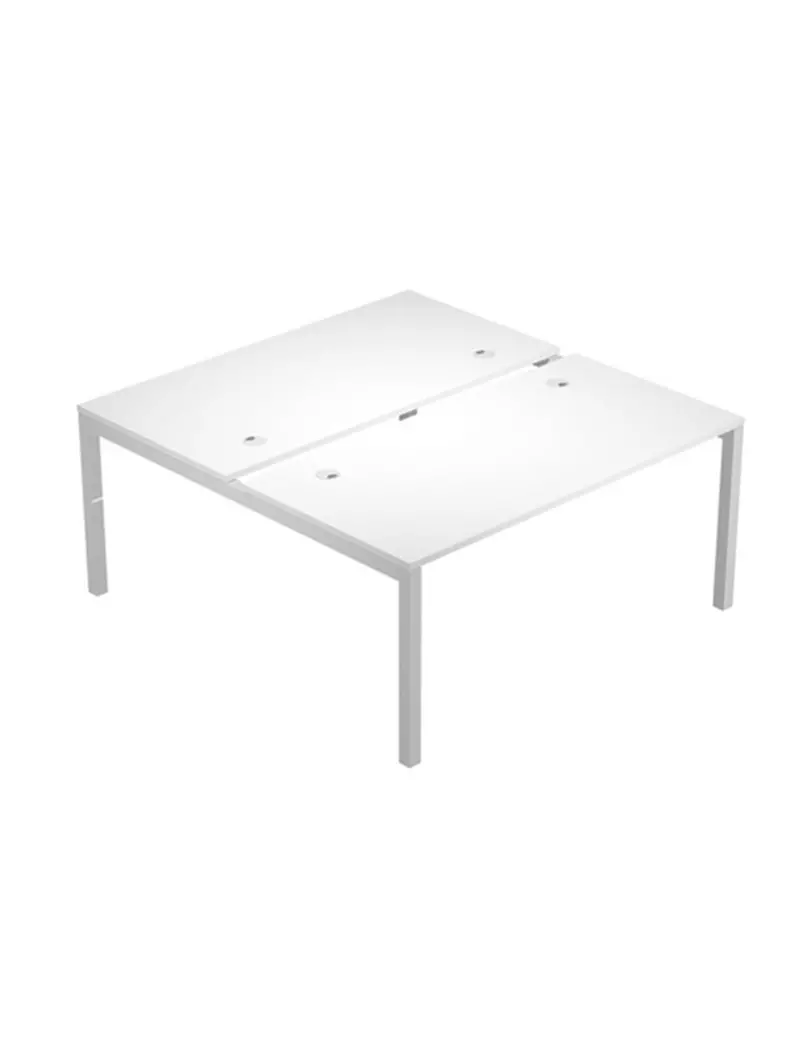 Scrivania a 2 Postazioni Contrapposte Agorà Artexport - 140x168 cm - BENCH140X2_3 (Bianco) Scrivania a 2 Postazioni Contrapposte Agorà Artexport - 140x168 cm - BENCH140X2_3 (Bianco)