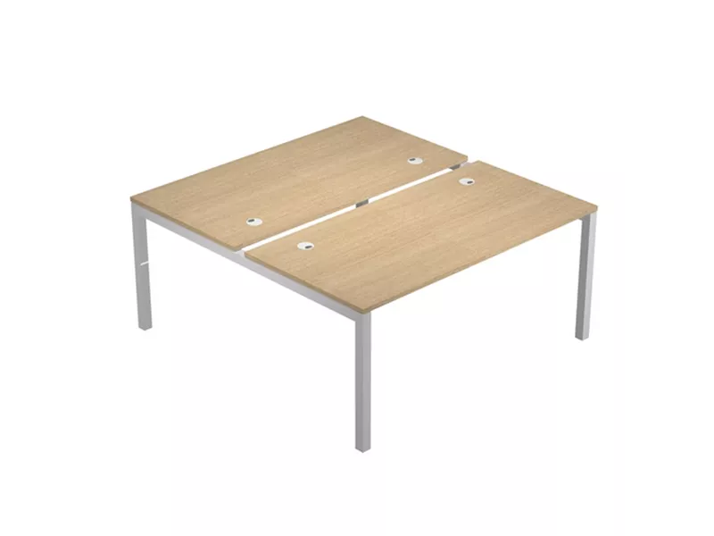 Scrivania a 2 Postazioni Contrapposte Agorà Artexport - 160x168 cm - BENCH160X2_C (Rovere)
