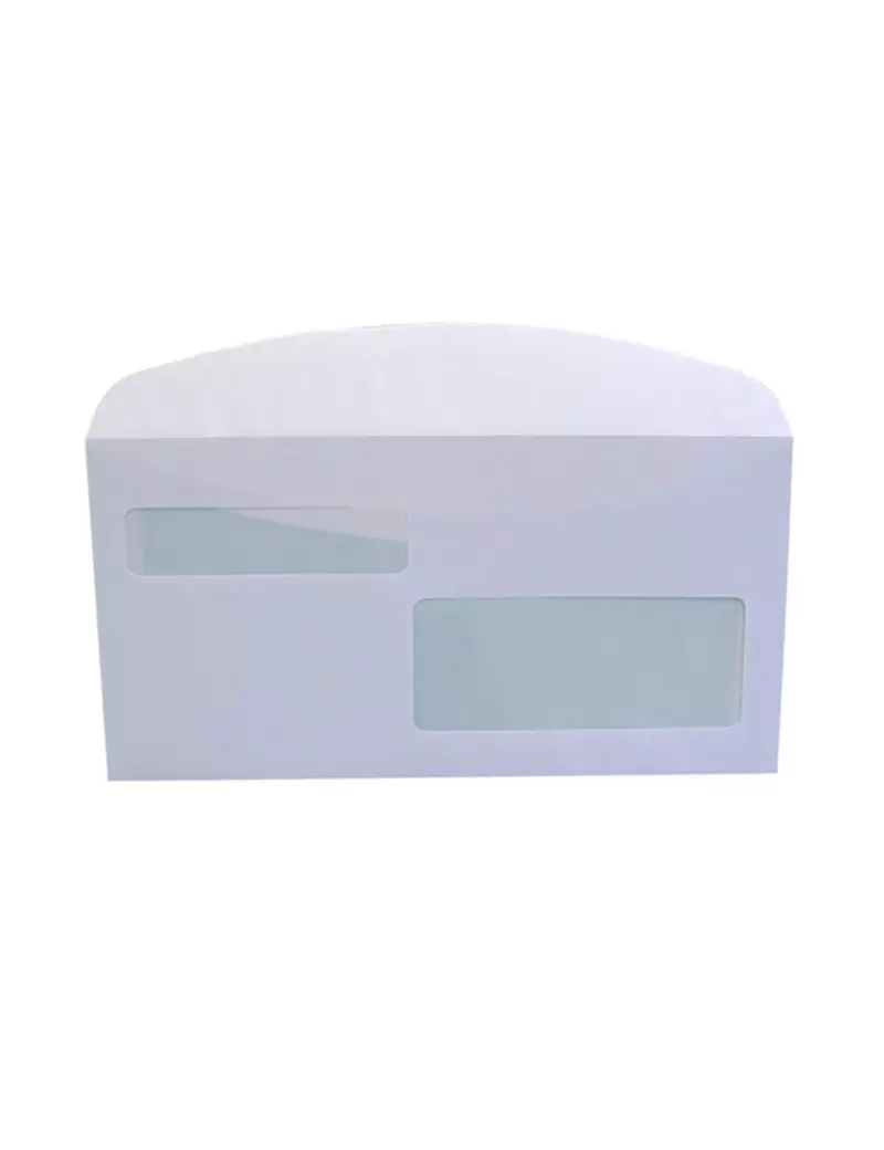 Buste Commerciali Blasetti - 11,5x22,7 cm - Taglio Dritto - Gommata con Doppia Finestra - 80 g - 112 (Bianco Conf. 500) Buste Commerciali Blasetti - 11,5x22,7 cm - Taglio Dritto - Gommata con Doppia Finestra - 80 g - 112 (Bianco Conf. 500)