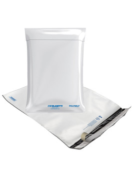 Busta a Sacco in Polietilene Polyself B3 Blasetti - 40x50 cm - 0925 (Bianco Conf. 100)