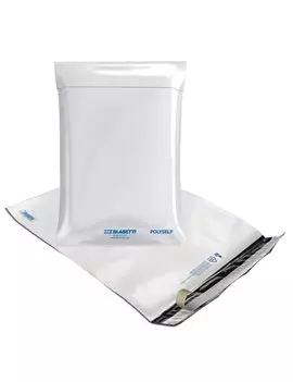 Busta a Sacco in Polietilene Polyself B3 Blasetti - 40x50 cm - 0925 (Bianco Conf. 100)
