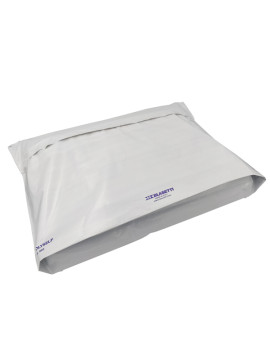 Busta a Sacco con Soffietto in Polietilene Polyself Blasetti - 52x55x10 cm - 0932 (Bianco Conf. 100)