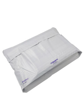 Busta a Sacco con Soffietto in Polietilene Polyself A3 Blasetti - 32x48x10 cm - 0892 (Bianco Conf. 100)