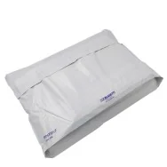 Busta a Sacco con Soffietto in Polietilene Polyself A3 Blasetti - 32x48x10 cm - 0892 (Bianco Conf. 100)