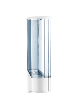Dispenser per Bicchieri in Plastica Mar Plast - 10x10x31,5 cm - A55901 (Bianco e Azzurro)