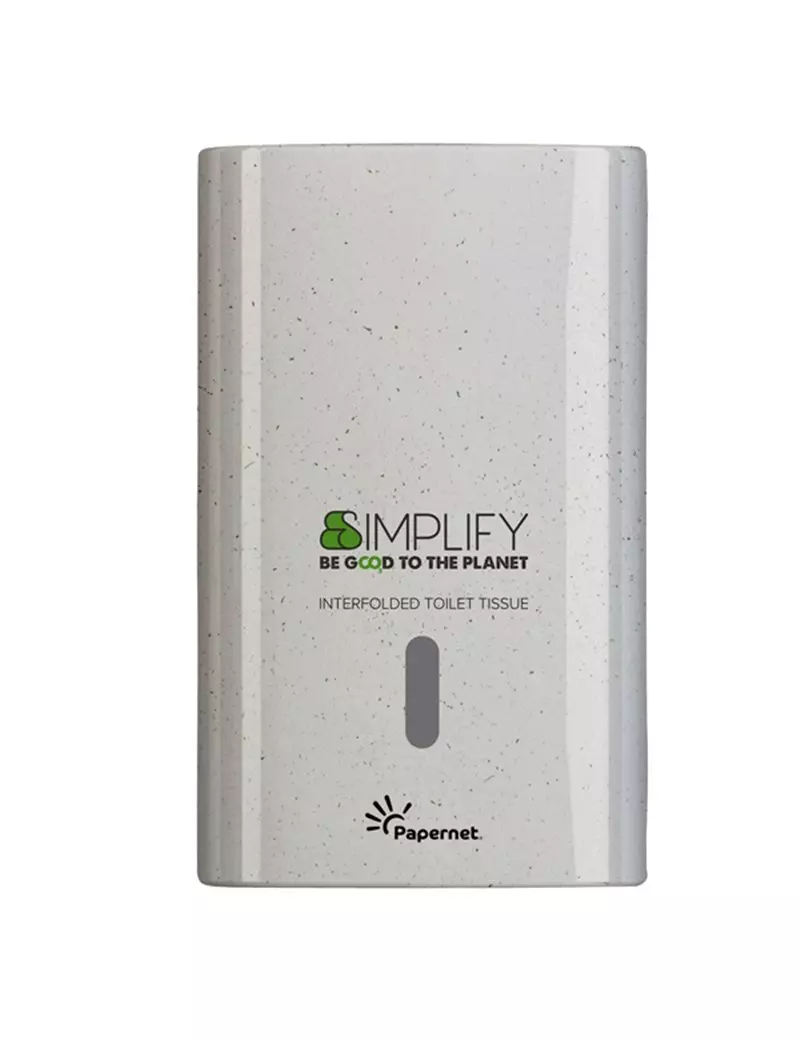 Dispenser per Asciugamani Interfogliati Papernet - 16,5x13,5x26,5 cm - 421334 (White Wood) Dispenser per Asciugamani Interfogliati Papernet - 16,5x13,5x26,5 cm - 421334 (White Wood)