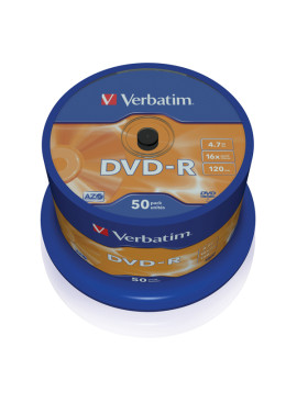 DVD Verbatim - DVD-R - 4,7 GB - 16x - Spindle - 43548 (Conf. 50)
