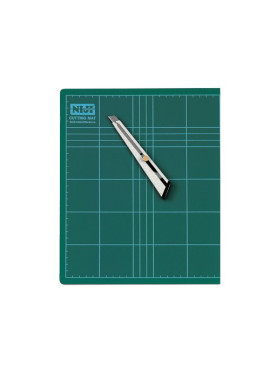 Piano da Taglio Niji - 90x60x0,3 cm - Doppio Spessore - CM-90 (Verde)