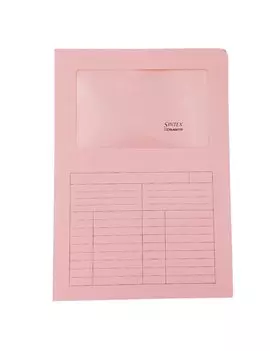 Cartellina in Cartoncino a L Sintex Blasetti - 22x31 cm - 115 g - con Finestra - 574 (Rosa Conf. 50)