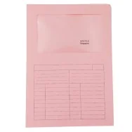 Cartellina in Cartoncino a L Sintex Blasetti - 22x31 cm - 115 g - con Finestra - 574 (Rosa Conf. 50)