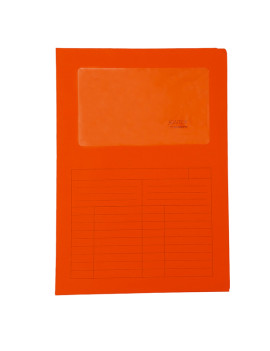 Cartellina in Cartoncino a L Sintex Blasetti - 22x31 cm - 115 g - con Finestra - 581 (Rosso Conf. 50)