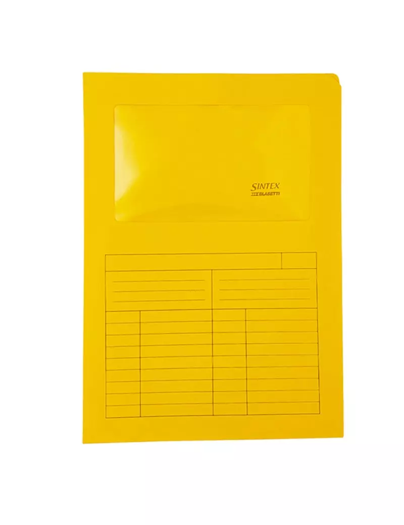 Cartellina in Cartoncino a L Sintex Blasetti - 22x31 cm - 115 g - con Finestra - 571 (Arancione Conf. 50) Cartellina in Cartoncino a L Sintex Blasetti - 22x31 cm - 115 g - con Finestra - 571 (Arancione Conf. 50)