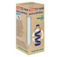 Nastro Adesivo Eco & Crystal Tesa - 19 mm x 33 m - 59044-00000-00 (Trasparente Conf. 8)