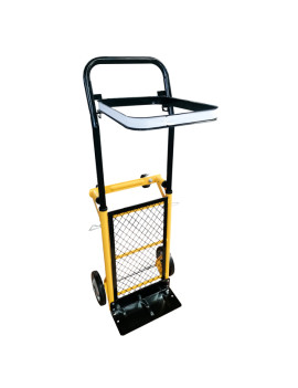 Carrello Multifunzione in Acciaio Garden Friend - 45 kg - C1299041 (Giallo e Nero)