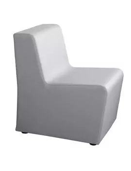 Divanetto X1P Unisit - 1 Posto - Pelle - X1P/PT (Grigio Chiaro)