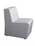 Divanetto X1P Unisit - 1 Posto - Pelle - X1P/PT (Grigio Chiaro)