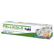 Pellicola Trasparente Cuki Professional - 30 cm x 300 m - con Dispenser - 3530131 (Trasparente)