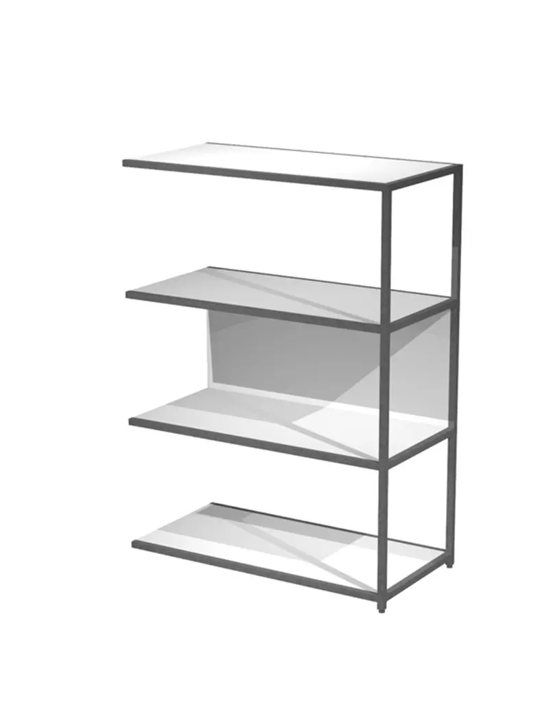 Modulo Aggiuntivo per Libreria Modular Artexport - 4 Ripiani - 90x44x122 cm - DOE122S-AF-3 (Antracite e Bianco) Modulo Aggiuntivo per Libreria Modular Artexport - 4 Ripiani - 90x44x122 cm - DOE122S-AF-3 (Antracite e Bianco)
