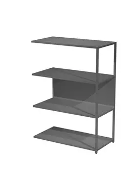 Modulo Aggiuntivo per Libreria Modular Artexport - 4 Ripiani - 90x44x122 cm - DOE122S-AF-T (Antracite)