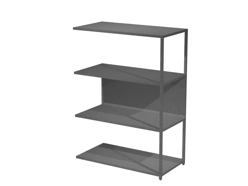 Modulo Aggiuntivo per Libreria Modular Artexport - 4 Ripiani - 90x44x122 cm - DOE122S-AF-T (Antracite)