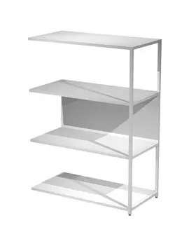 Modulo Aggiuntivo per Libreria Modular Artexport - 4 Ripiani - 90x44x122 cm - DOE122S-AN-3 (Bianco)