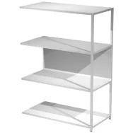 Modulo Aggiuntivo per Libreria Modular Artexport - 4 Ripiani - 90x44x122 cm - DOE122S-AN-3 (Bianco)