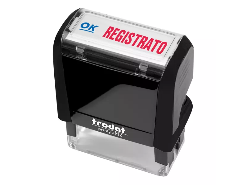 Timbro Autoinchiostrante Printy 4912 Trodat - 47x18 mm - 194269 (Registrato)