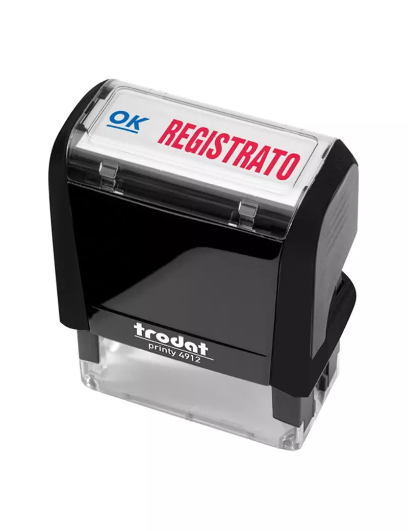 Timbro Autoinchiostrante Printy 4912 Trodat - 47x18 mm - 194269 (Registrato) Timbro Autoinchiostrante Printy 4912 Trodat - 47x18 mm - 194269 (Registrato)