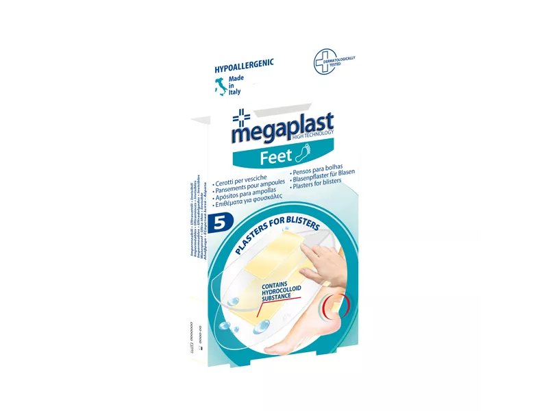 Cerotti Idrocolloidali per Vesciche Megaplast PVS - CER365 (Trasparente Conf. 5) Cerotti Idrocolloidali per Vesciche Megaplast PVS - CER365 (Trasparente Conf. 5)
