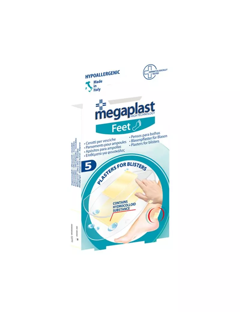 Cerotti Idrocolloidali per Vesciche Megaplast PVS - CER365 (Trasparente Conf. 5) Cerotti Idrocolloidali per Vesciche Megaplast PVS - CER365 (Trasparente Conf. 5)