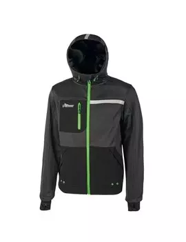 Felpa da Lavoro Galaxy U-Power - Taglia M - FU275RL-M (Nero e Verde)