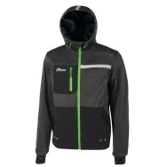 Felpa da Lavoro Galaxy U-Power - Taglia M - FU275RL-M (Nero e Verde)