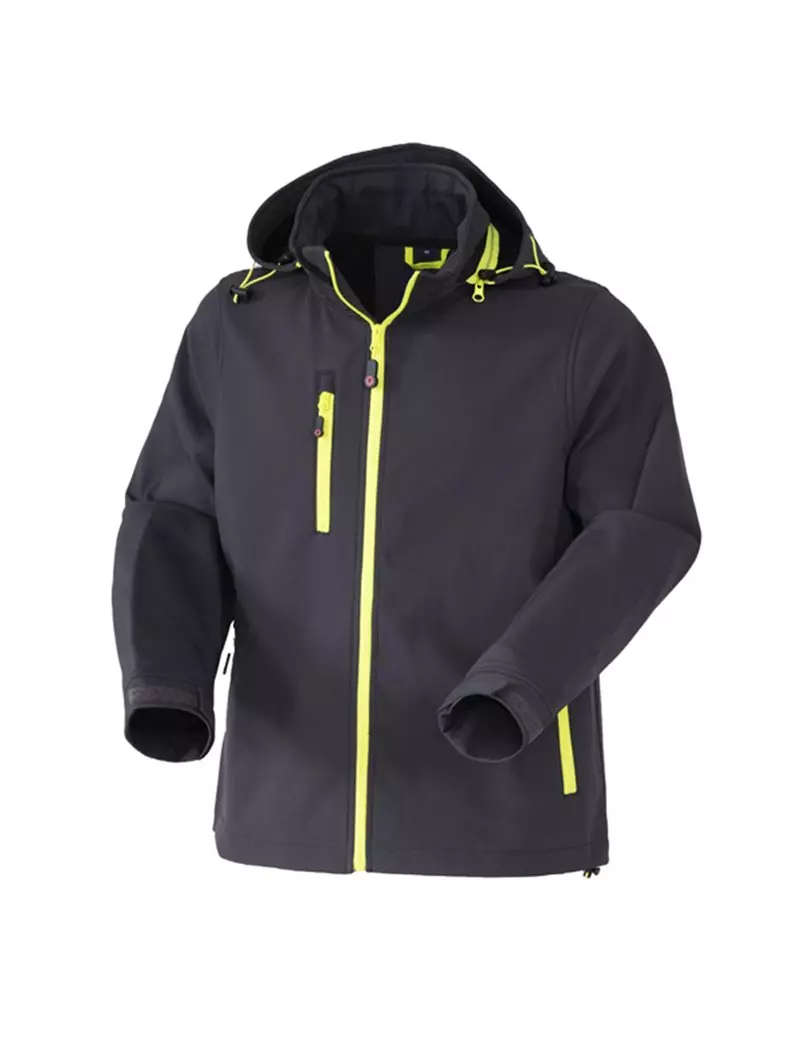 Giubbotto Softshell R Boost Rossini - Taglia M - HH64816-M (Antracite e Giallo Fluo) Giubbotto Softshell R Boost Rossini - Taglia M - HH64816-M (Antracite e Giallo Fluo)