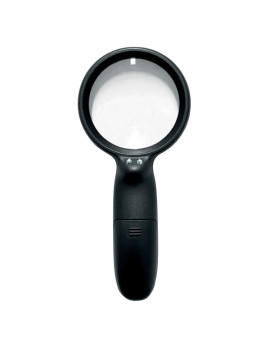 Lente d'Ingrandimento con Luce Led Lebez - 7,5 cm - Ingrandimento 2,5x - 1137 (Nero)
