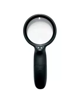 Lente d'Ingrandimento con Luce Led Lebez - 7,5 cm - Ingrandimento 2,5x - 1137 (Nero)