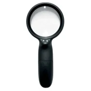 Lente d'Ingrandimento con Luce Led Lebez - 7,5 cm - Ingrandimento 2,5x - 1137 (Nero)