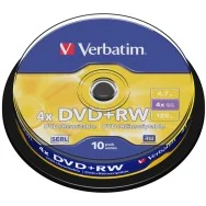 DVD Verbatim - DVD+RW - 4,7 GB - 4x - Spindle - 43488 (Conf. 10)