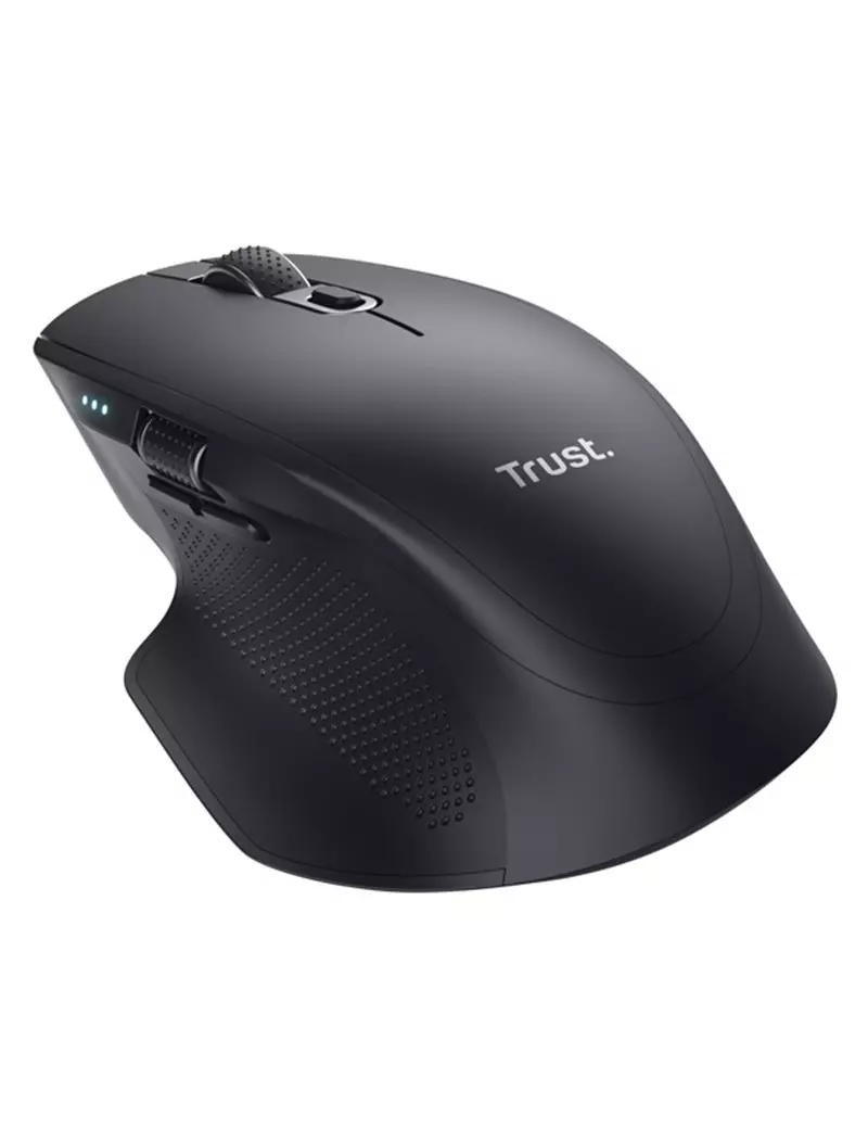Mouse Ottico Multi-Dispositivo Ozaa+ Trust - Wireless - 24820 (Nero) Mouse Ottico Multi-Dispositivo Ozaa+ Trust - Wireless - 24820 (Nero)