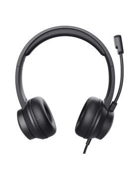 Cuffie con Microfono PC HS-201 Trust - USB - 25373 (Nero)
