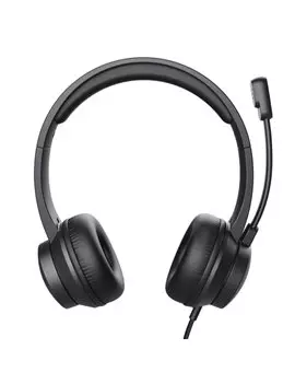 Cuffie con Microfono PC HS-201 Trust - USB - 25373 (Nero)