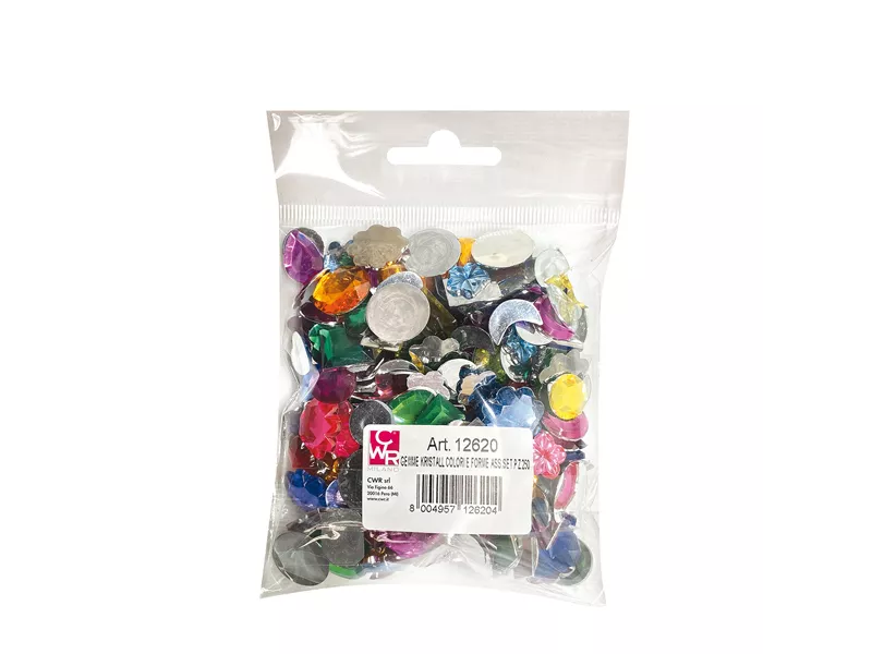 Gemme Kristall Deco CWR - 15-20 mm - 12620 (Assortiti Conf. 250)