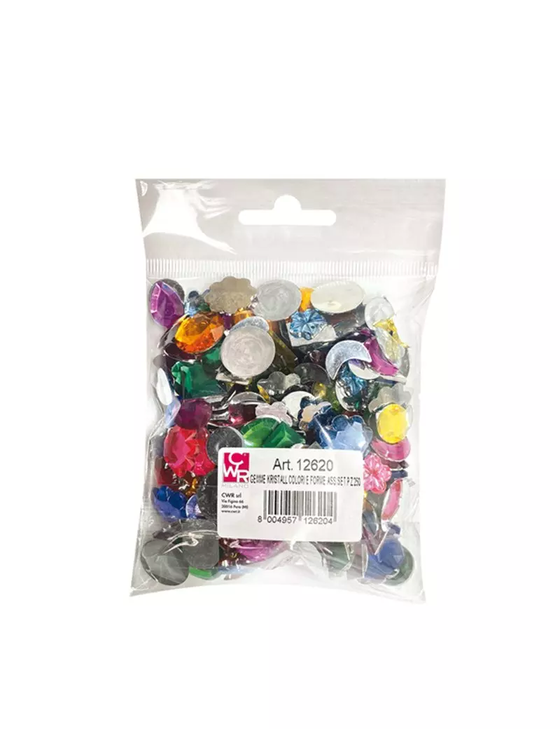 Gemme Kristall Deco CWR - 15-20 mm - 12620 (Assortiti Conf. 250) Gemme Kristall Deco CWR - 15-20 mm - 12620 (Assortiti Conf. 250)