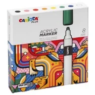 Marcatori Acrilici Carioca - 2 mm - 45209 (Assortiti Conf. 8)